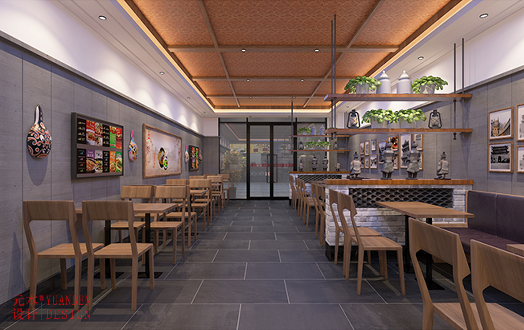 【西安】元本设计-潼关肉夹馍燕郊店-6