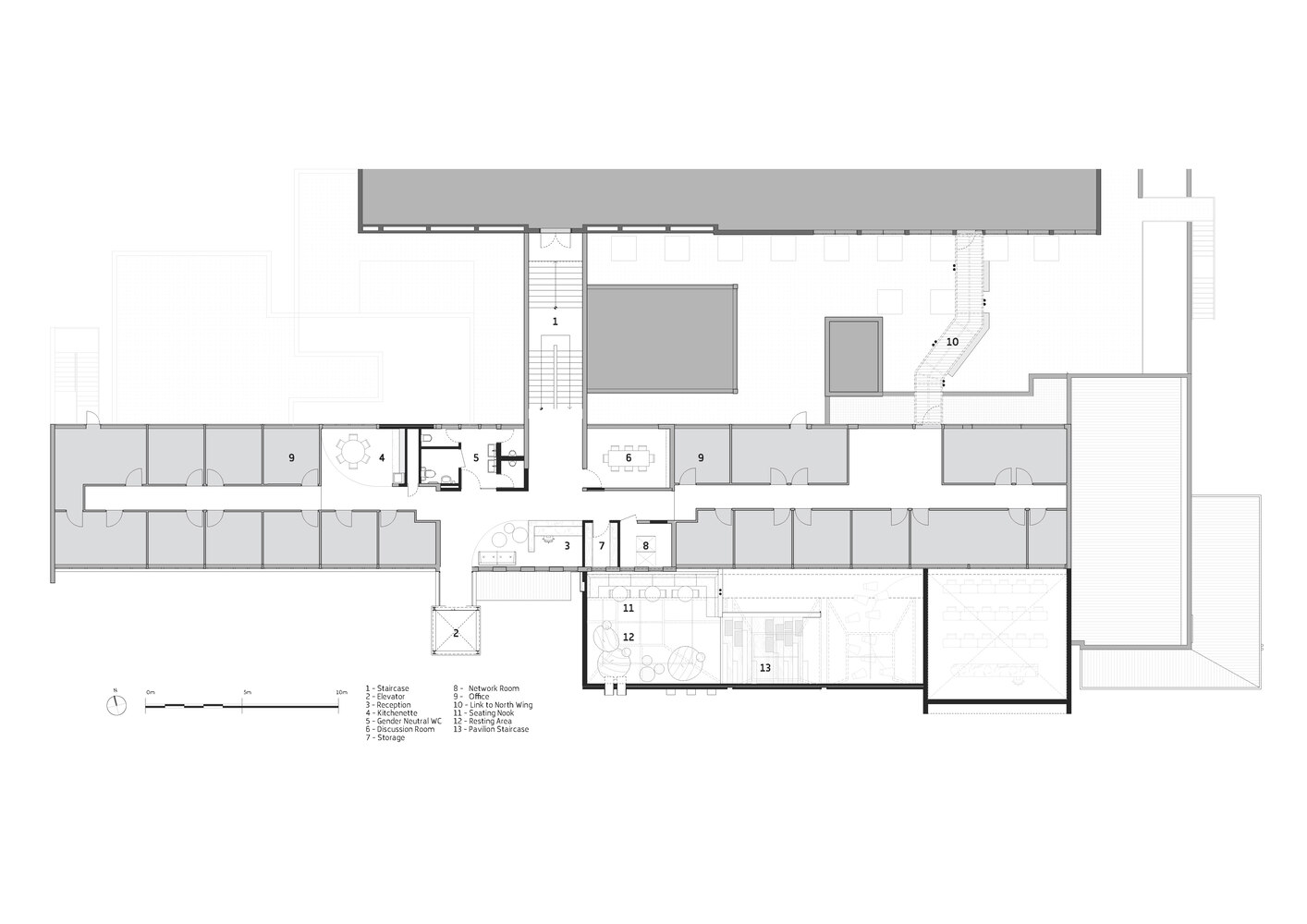 比勒陀利亚大学的哈菲尔德校区 Akanyang 建筑丨南非丨Two Five Five Architects-39