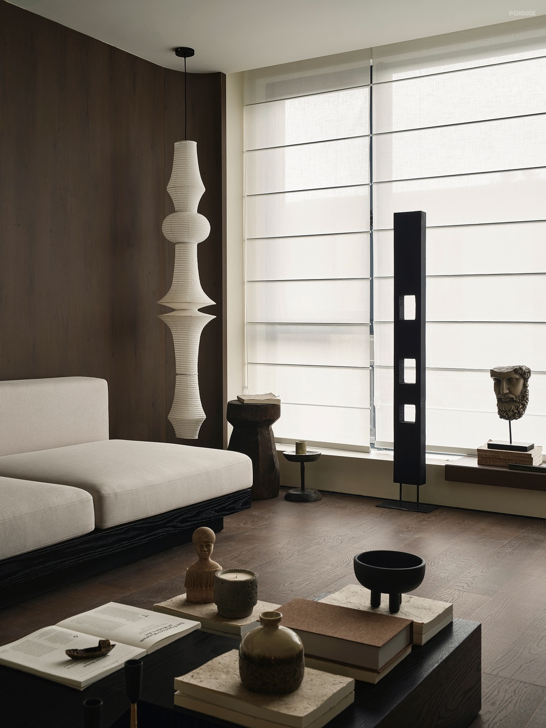 160㎡侘寂新中式 感受当代禅意东方美丨FF design-10