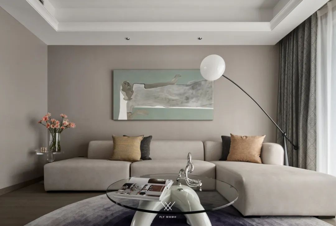 《西雅图》米灰绿空间设计丨中国杭州丨菲拉设计-16