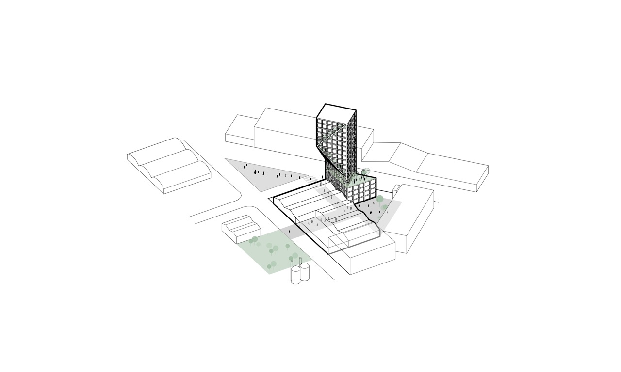 Black Swan · 阿姆斯特丹多功能建筑的共生设计-31