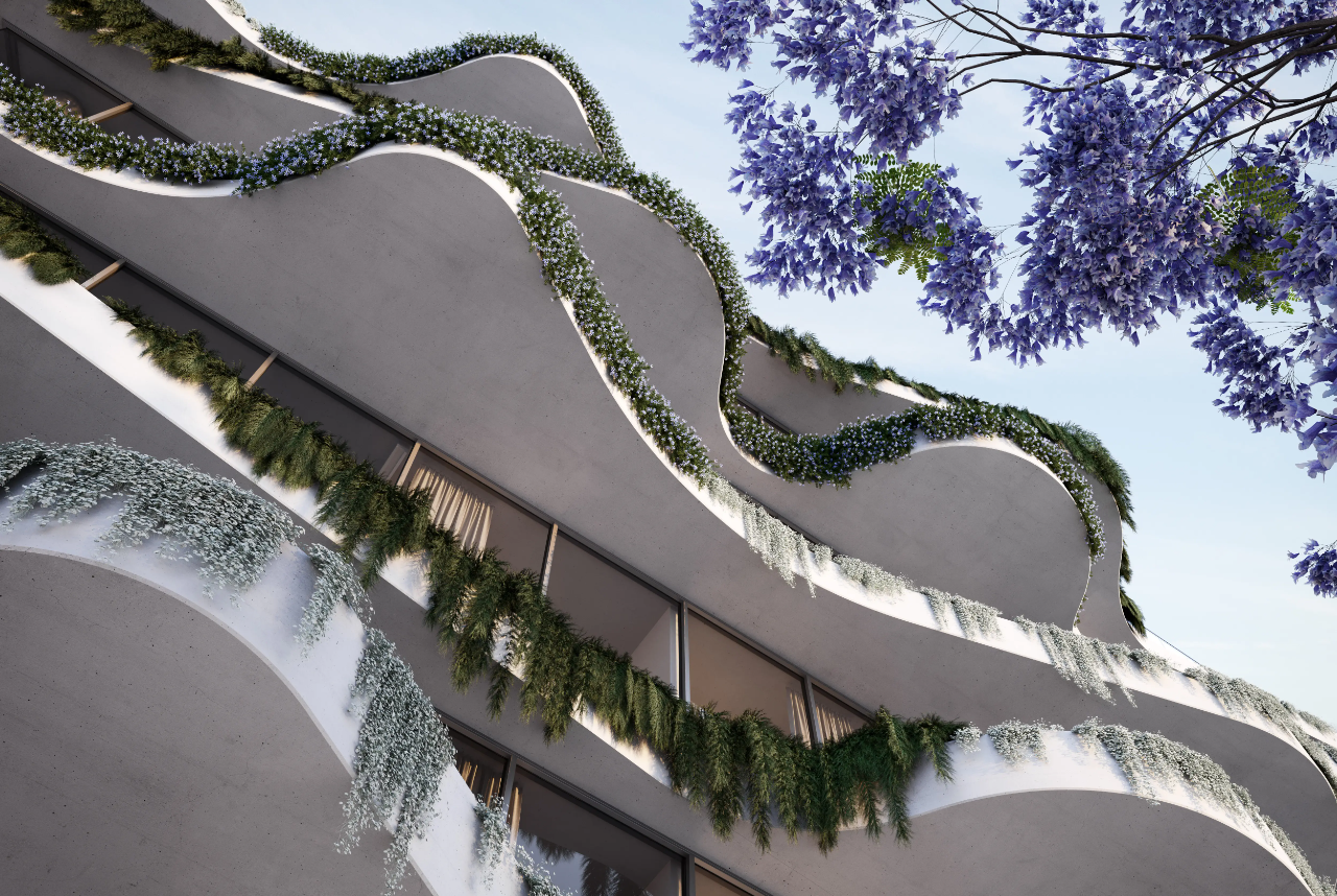 布里斯班河畔的扇贝形住宅 · Moray House 的精致设计丨澳大利亚布里斯班丨Bureau Proberts-16