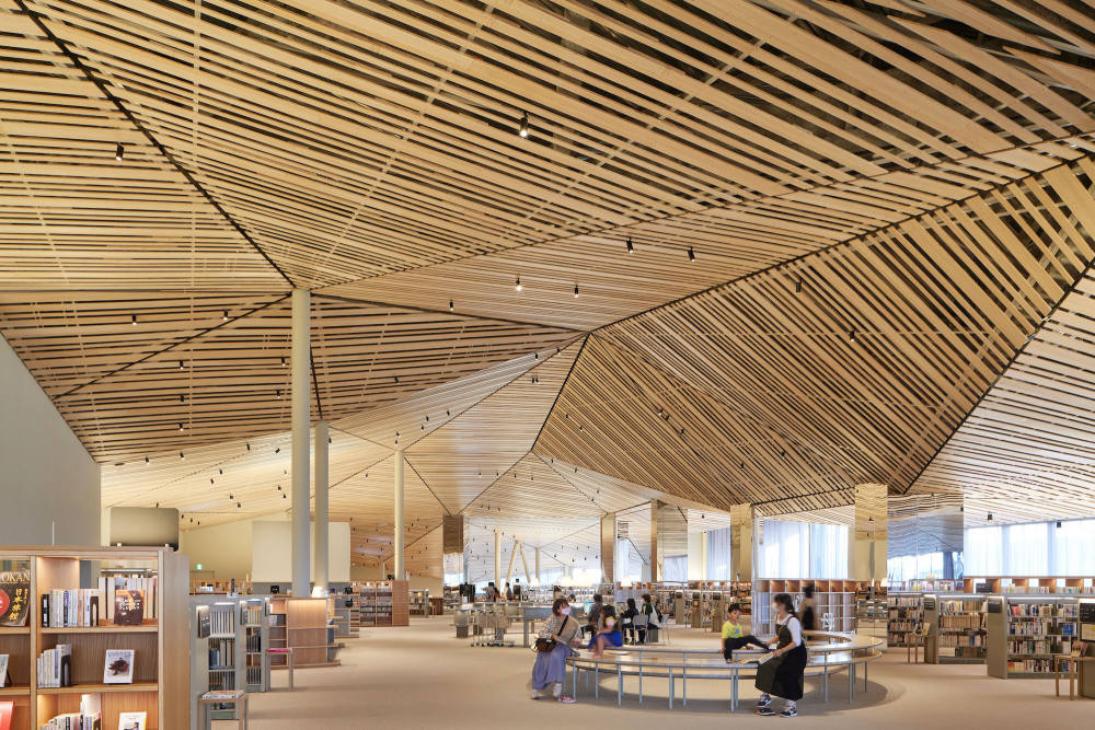日本 Nasushiobara 市图书馆 | 融入森林元素,打造多感官学习空间-32