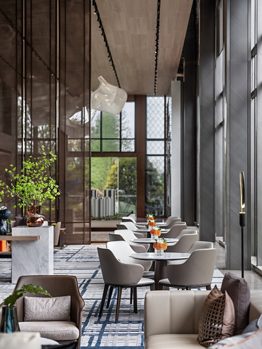 众睦设计丨温州首开中庚·香開萬里售楼处:当代语境,抒叙自然-25