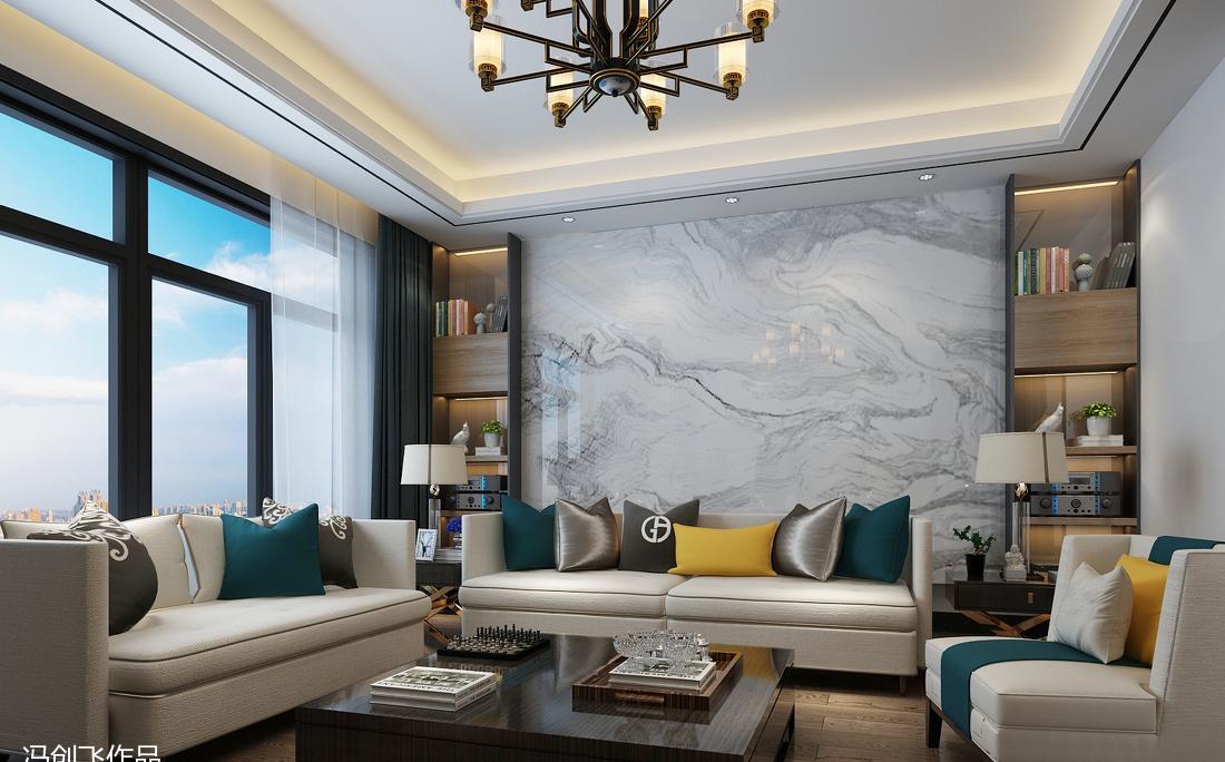 
水墨清云——别墅新中式 -4