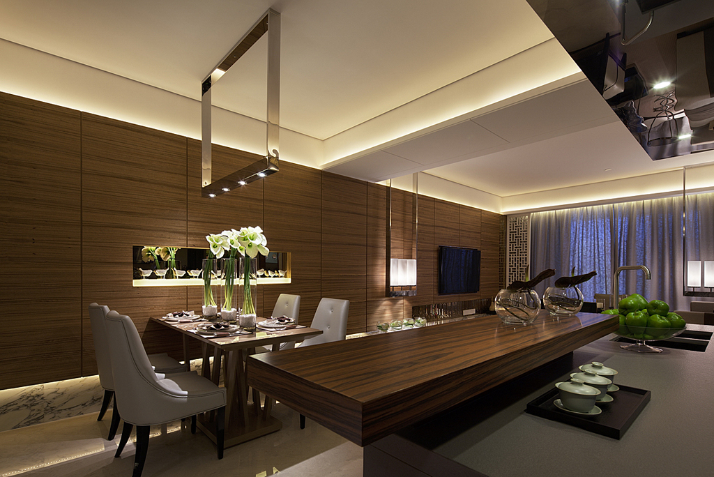 新中式样板房实景图 KSL设计事务所】-10