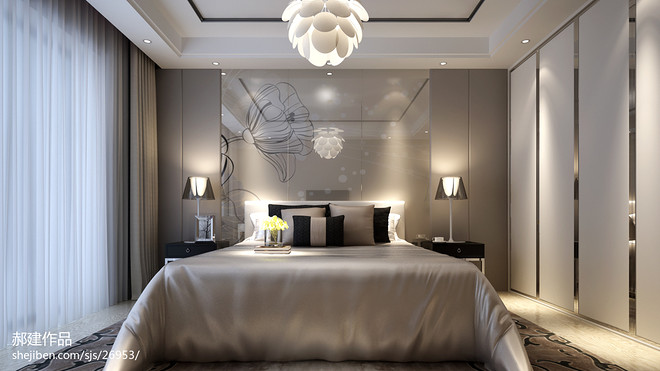 山东威海蓝湾怡庭200平米四居及以上装修案例丨中国威海-11