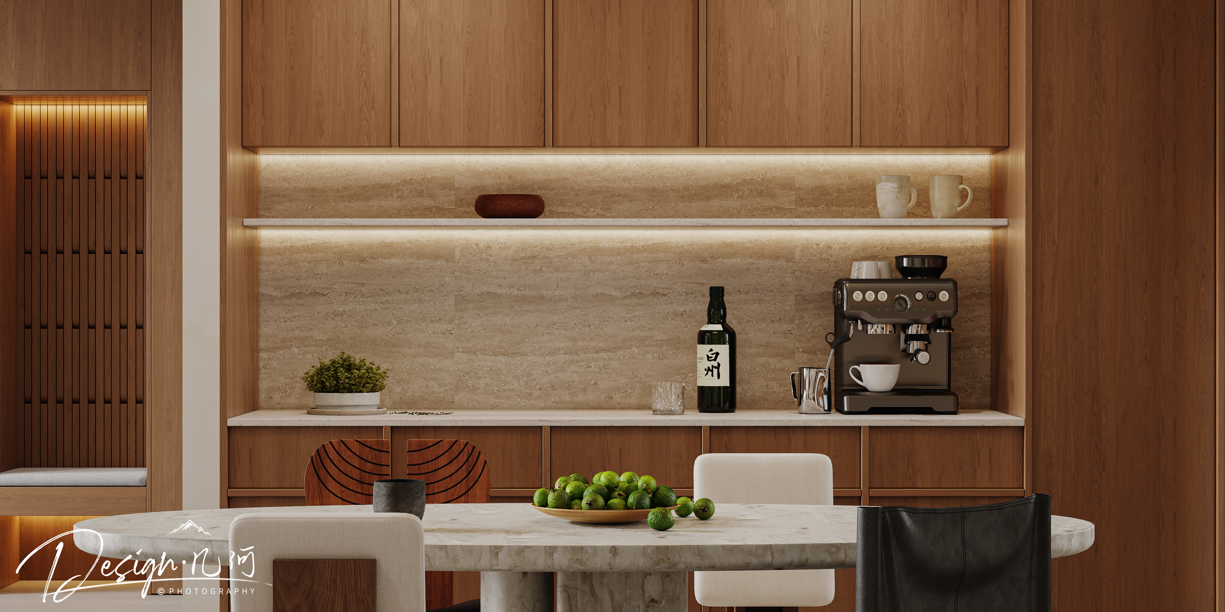 几何空间视觉表现 | 天玺湾中古风客餐厅（日景篇）-30