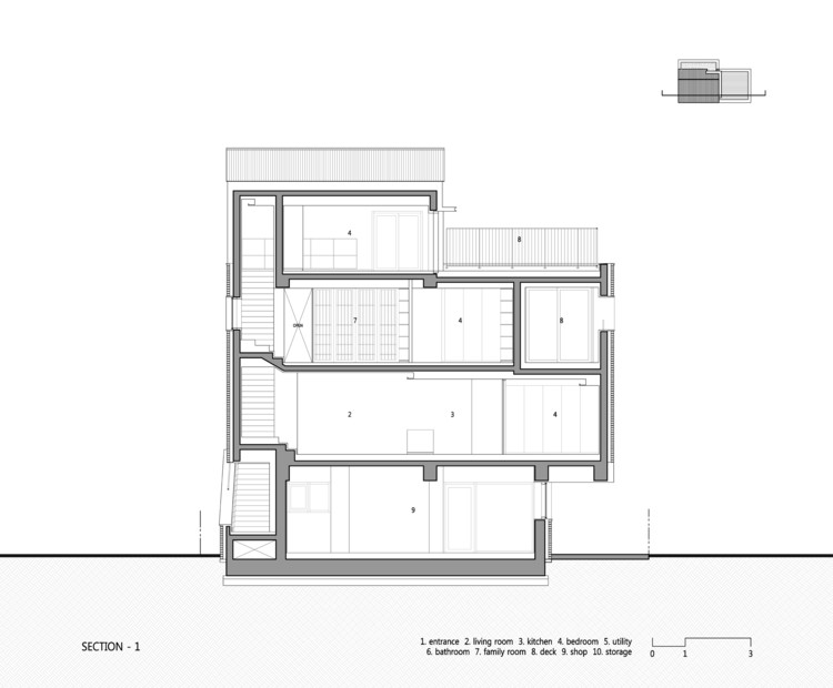 韩国智能建筑的岩石阴影小屋-20