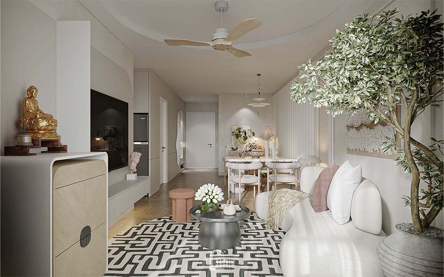 Scandinavian Farmhouse Style - Apartment Feliz Homes-8