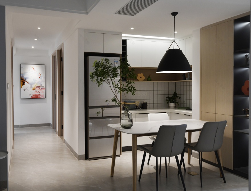 南宁领秀前城 128㎡三室设计丨中国南宁丨山楠设计-44