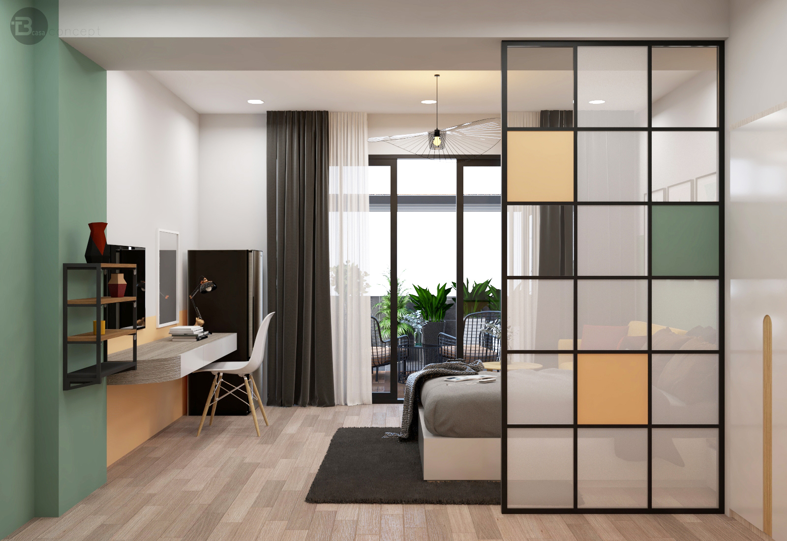 COLOR BLOCK MINI APARTMENT-3