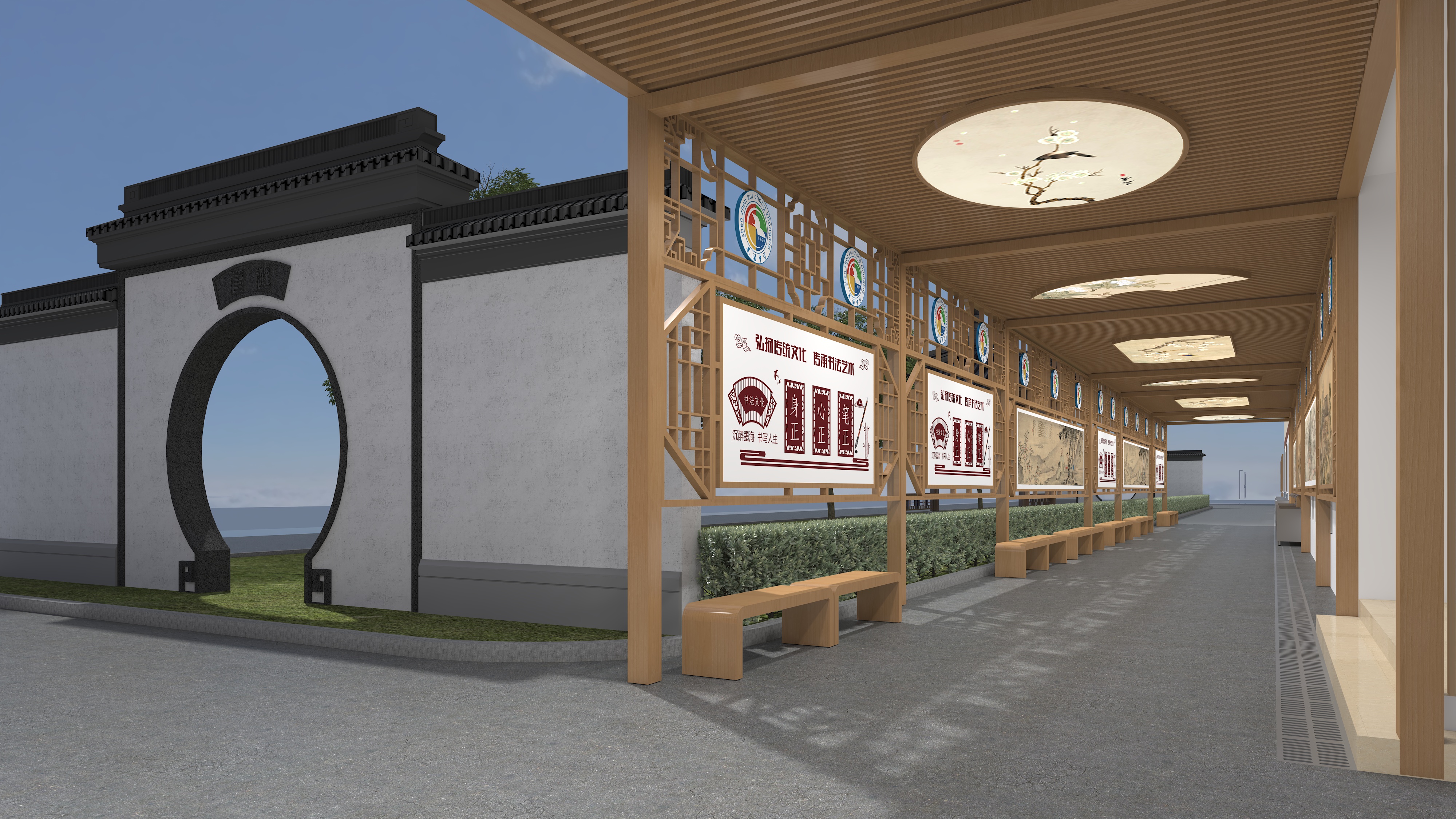 某校艺术长廊设计-14