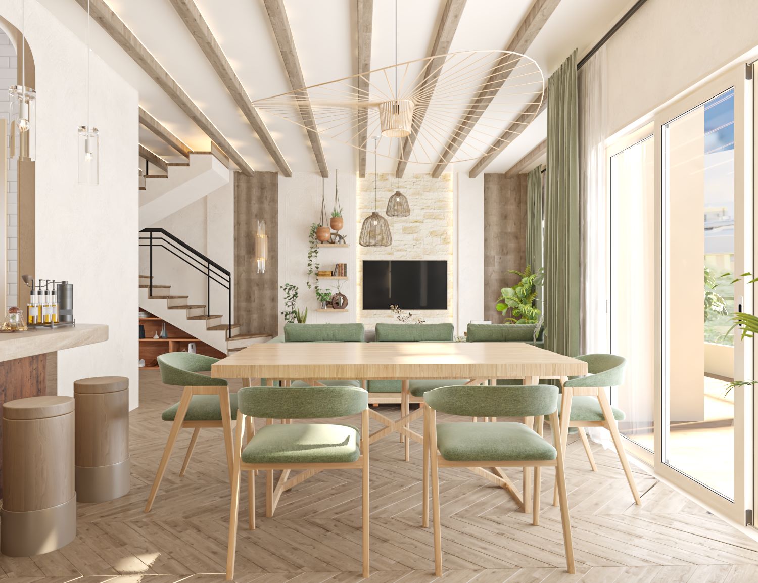 Interior design project | villa in New Mansoura-13