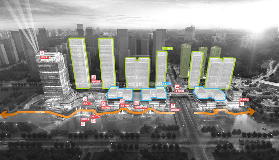 杭州亚运村万科日耀之城滨水商业项目丨中国杭州丨HKS-23