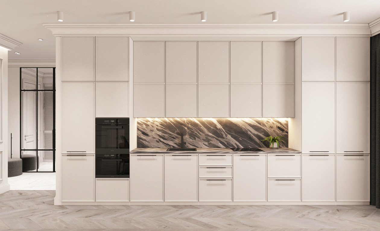 乌克兰 90㎡现代简约公寓设计-4