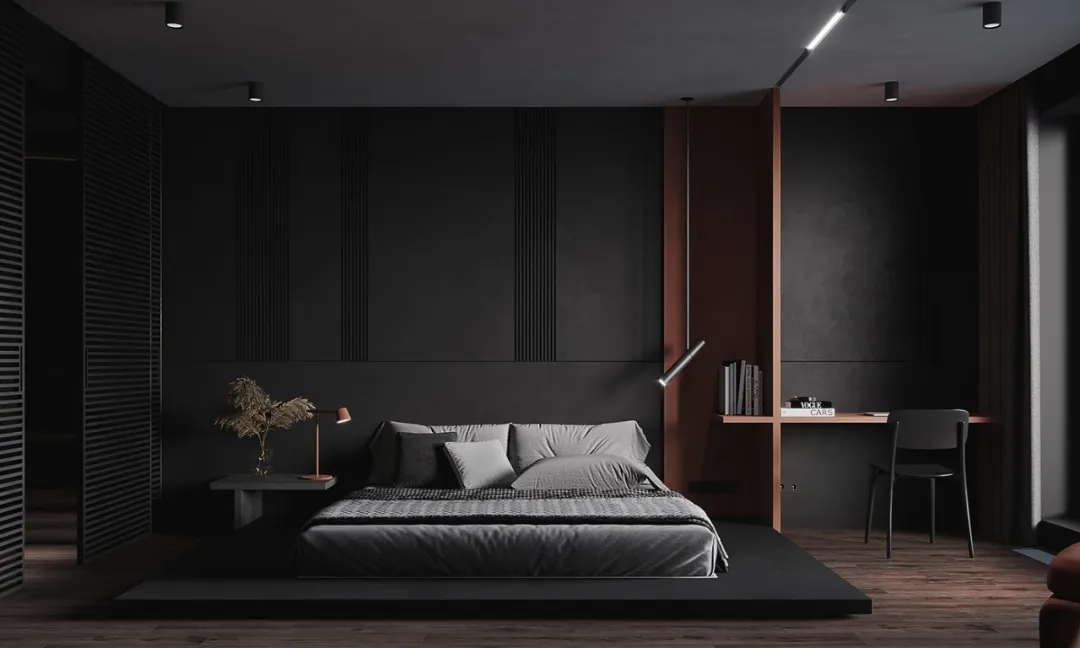 现代木质风的居住空间-30