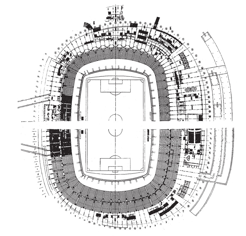 诺坎普球场首次扩建丨西班牙巴塞罗那-42