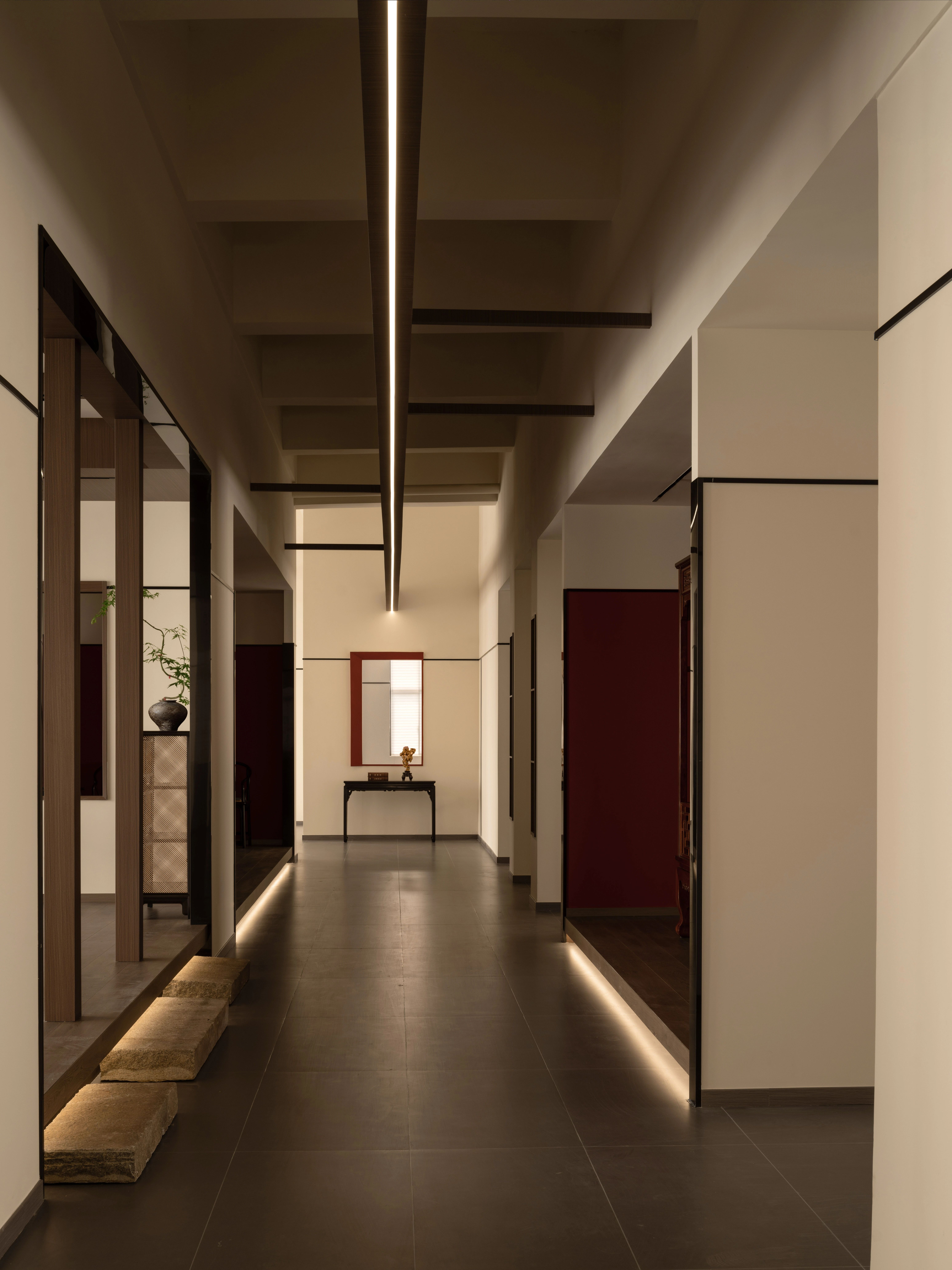 尤格设计|650㎡红木展厅-17