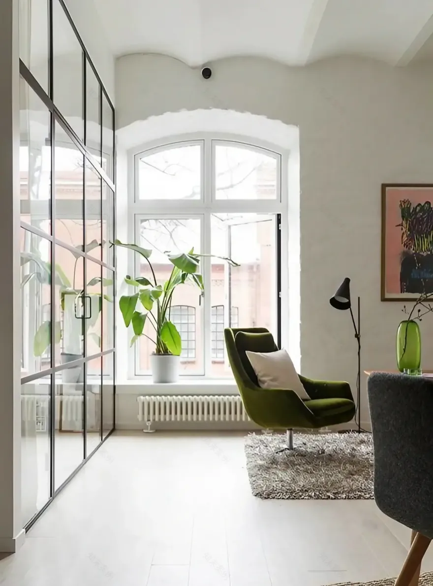 瑞典马莫小户型工业风 loft 设计-2