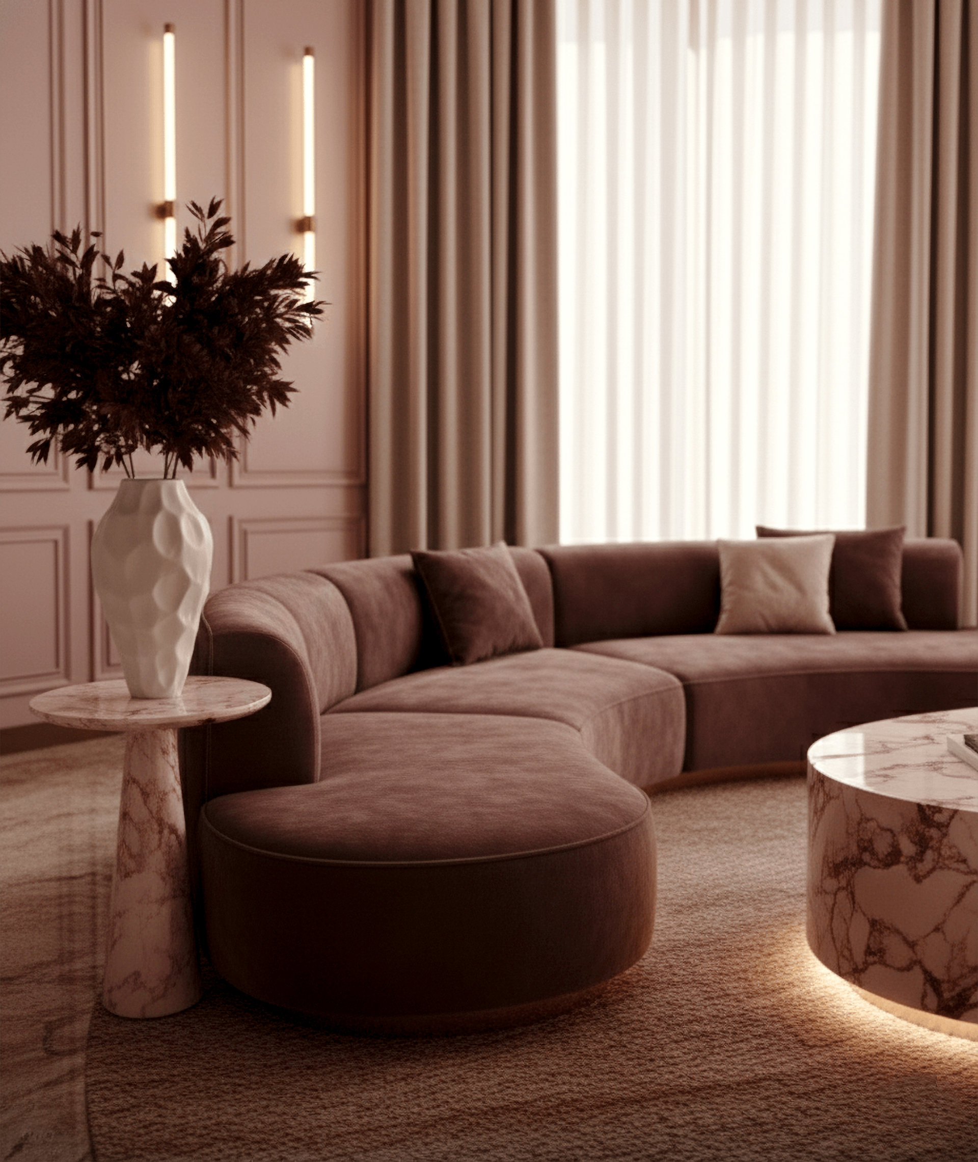 粉水晶——柔和奢华休息区-10