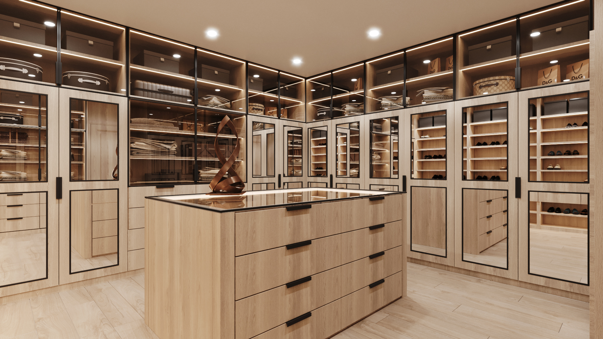 Master block. Interior design and 3d rendering-12