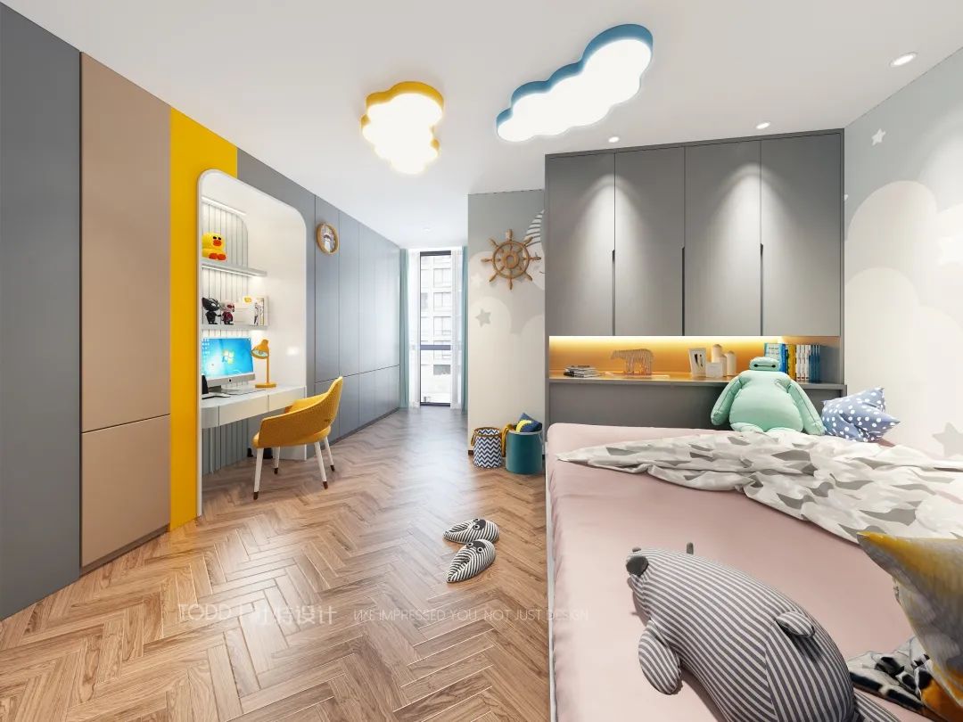 广州番禺星尚花园顶层复式独栋别墅空间设计丨中国广州丨TODD 杜特设计-36