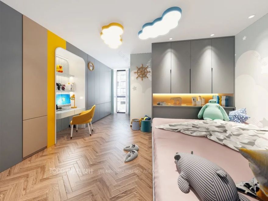 广州番禺星尚花园顶层复式独栋别墅空间设计丨中国广州丨TODD 杜特设计-36