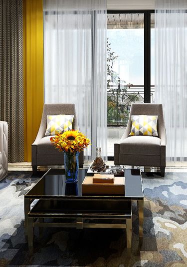 简欧风网红样板房,打造优雅舒适生活空间-12