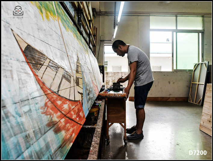 广东实力装饰画工厂新品亮相，流彩系列令人期待-5