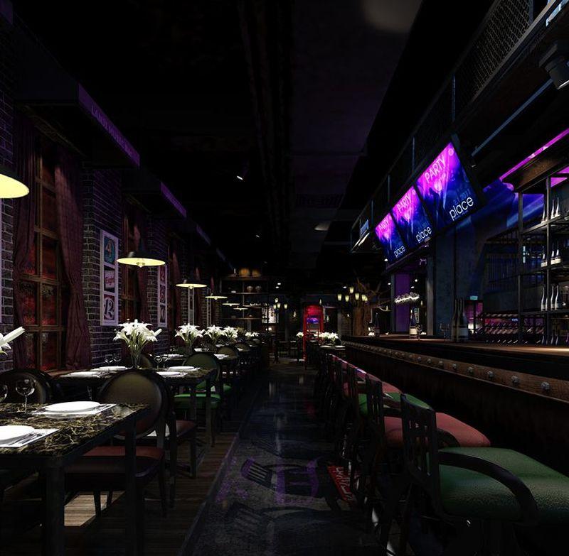 揽季音乐餐吧主题餐厅设计-29