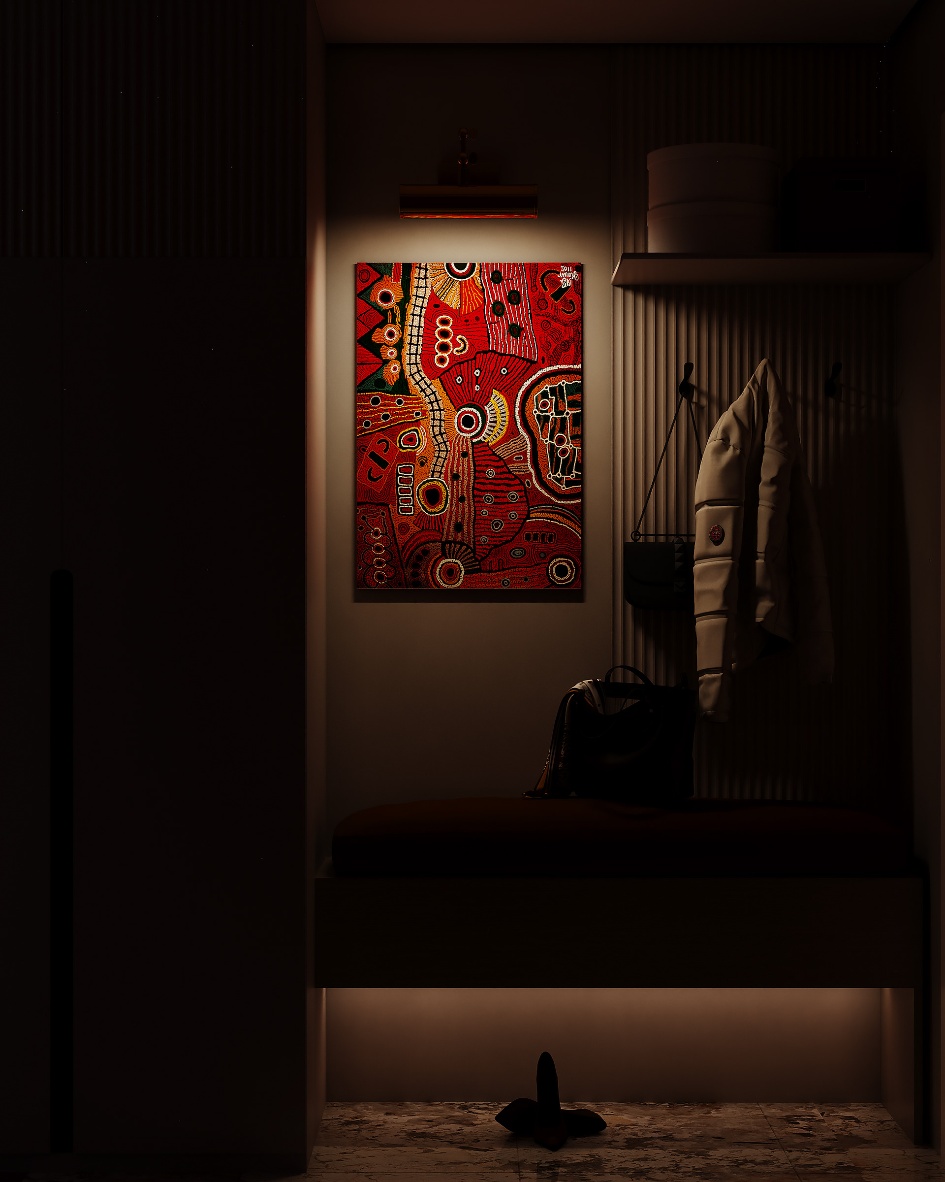 温馨暖色调舒适公寓丨Anastasia Ponomarenko-22