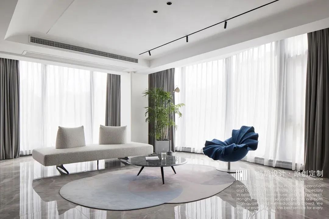 侨光苑极简风家居设计丨鸿鹄设计-17