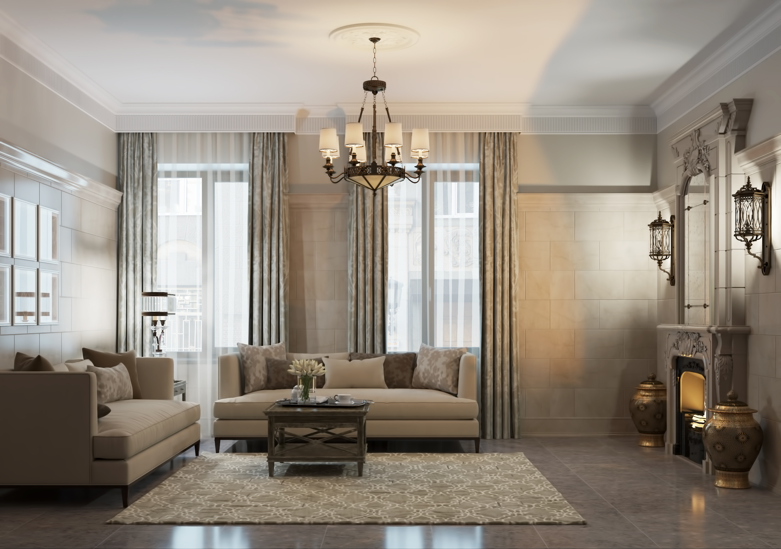 Entry way in Residence, Moscow-2