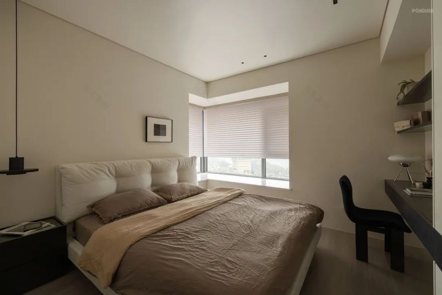 有娃家庭的现代极简风格设计-59