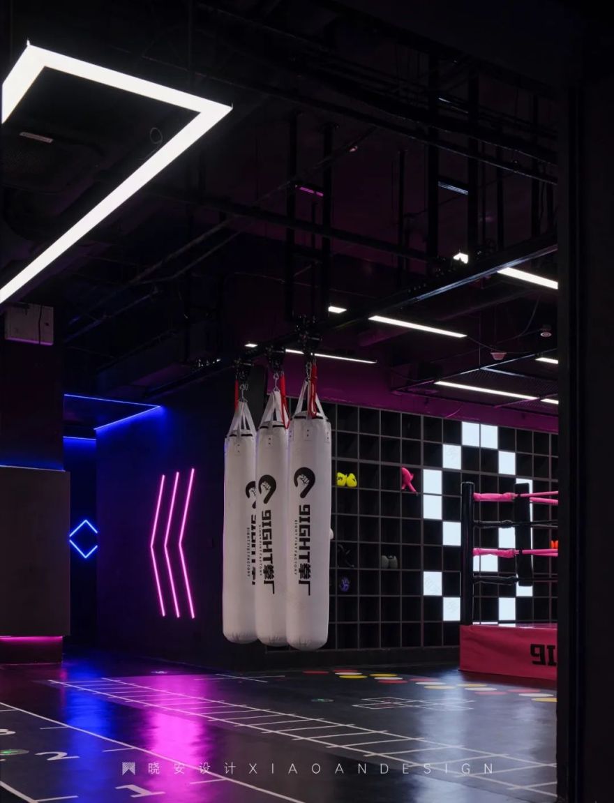 91GHT 健身房 · 运动与艺术的视觉盛宴丨晓安设计-26