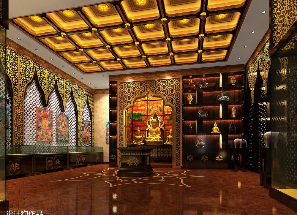 德云社剧场与佛牌店室内设计-6