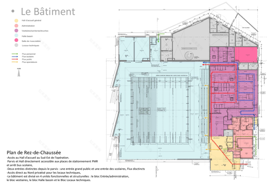 法国 Alice Millat 游泳池建筑丨法国巴黎-35