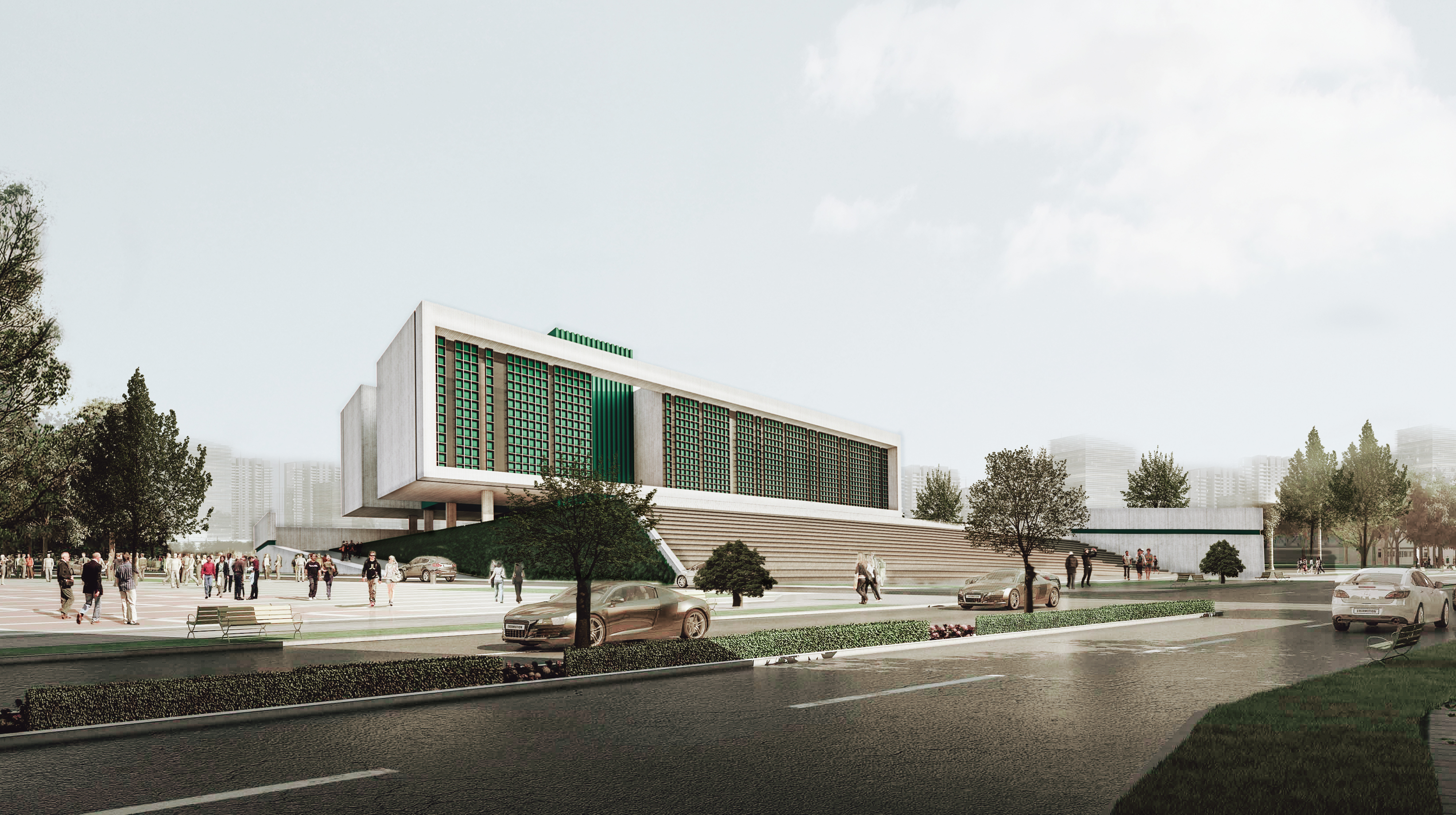 智慧之地 · Ferdowsi 纪念馆的多功能建筑设计丨伊朗丨Ordibehesht office-15