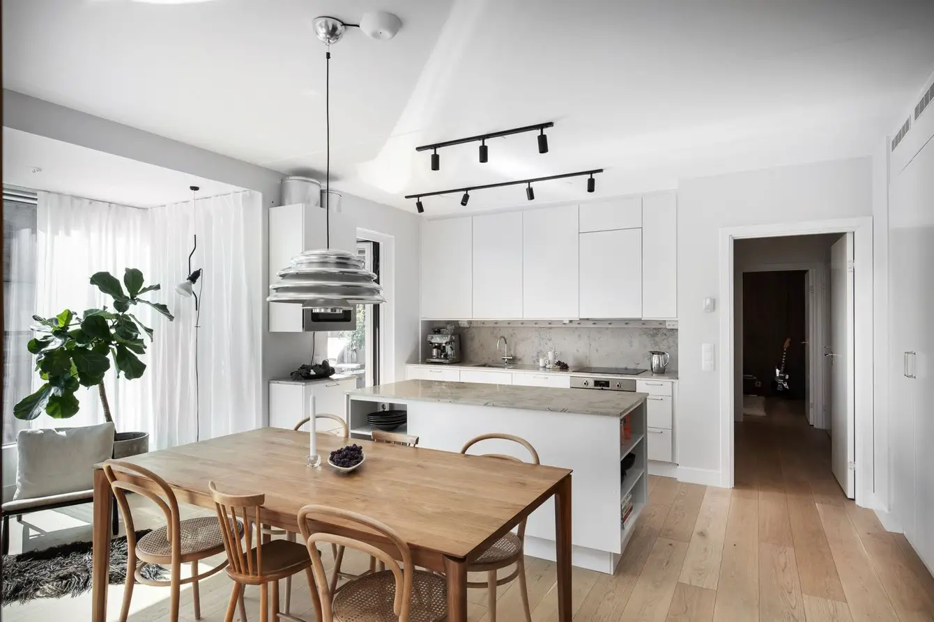 开放式厨房的时尚解决方案 | 半开放设计-4