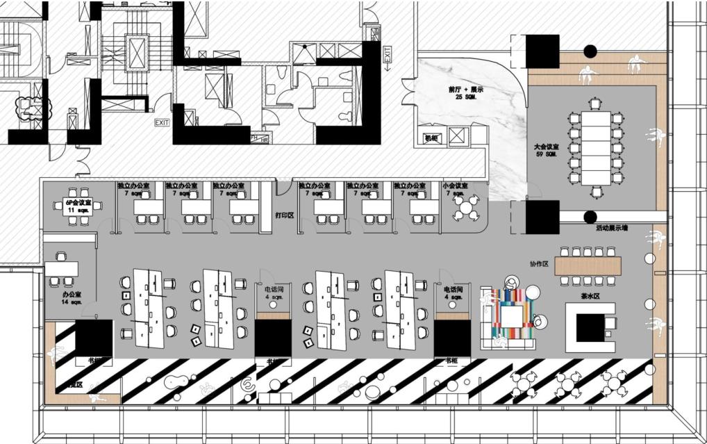 EDS Interior设计 || 属于世像传媒的办公空间-50