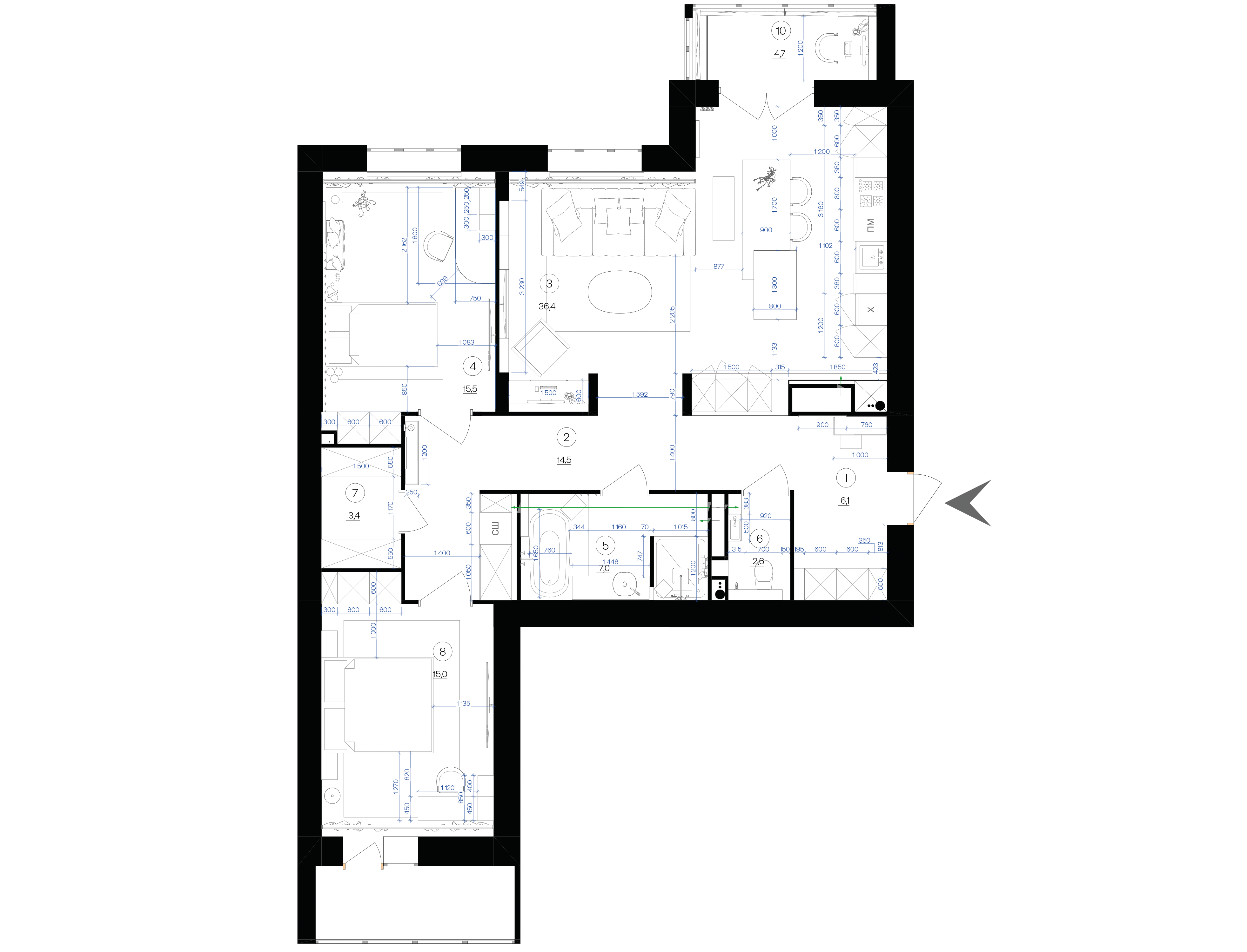 GRKV 24，公寓室内装饰-4