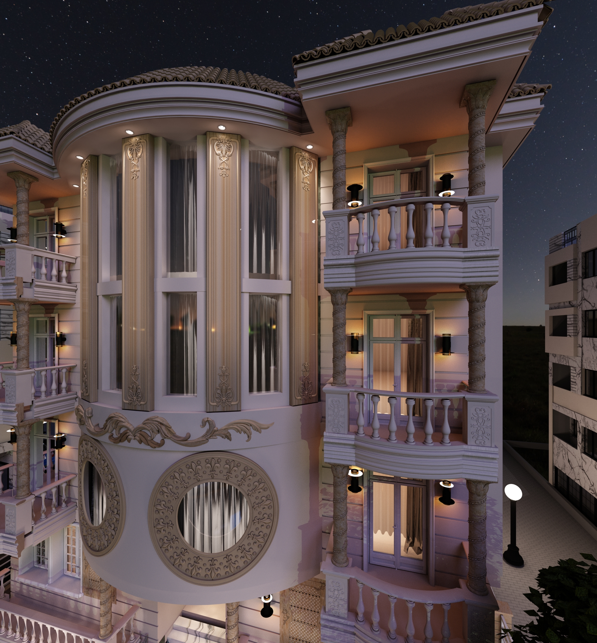 埃及私人别墅建筑设计-7