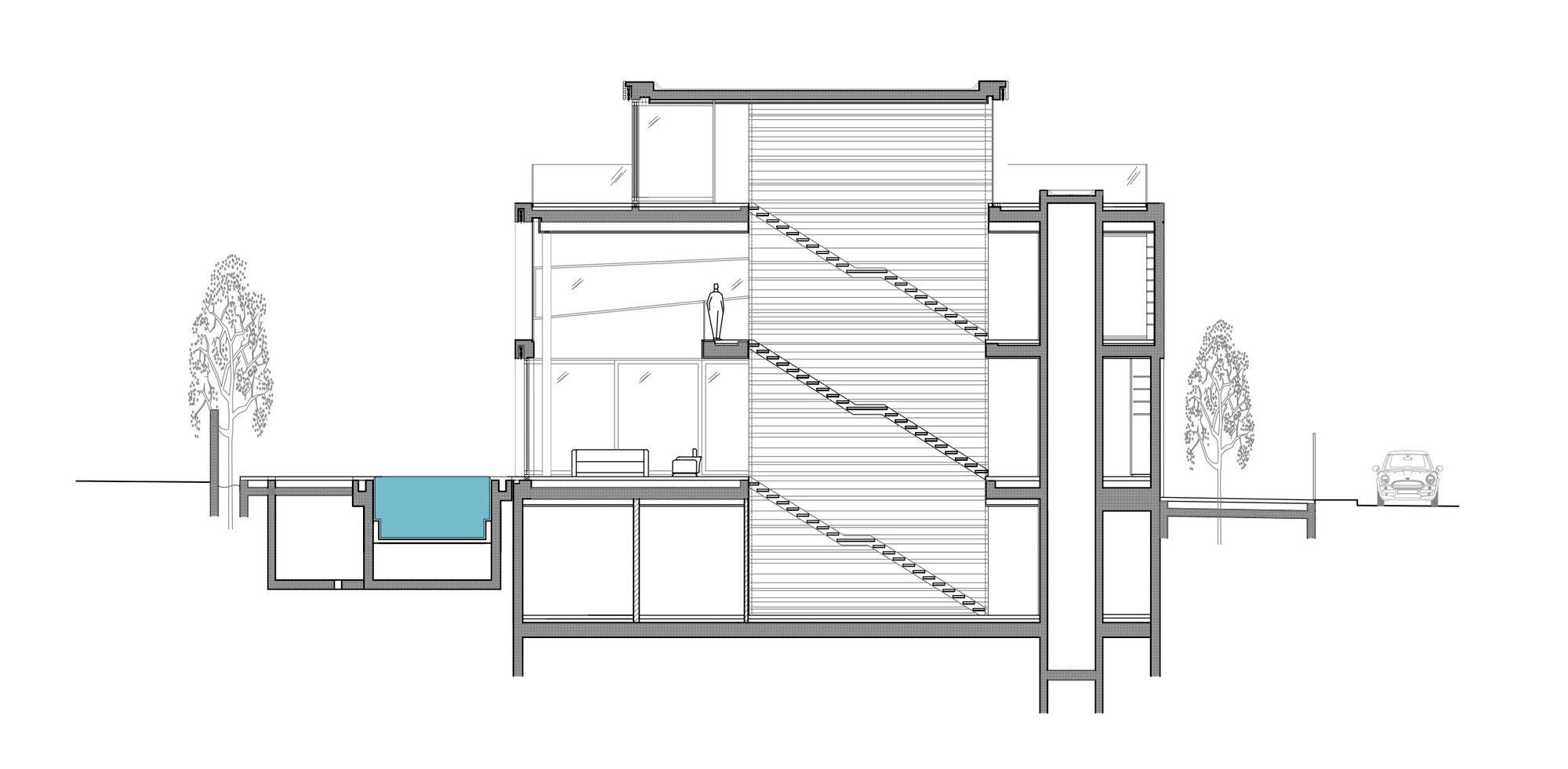 割裂与连接 | 混凝土与玻璃的共生之作-129