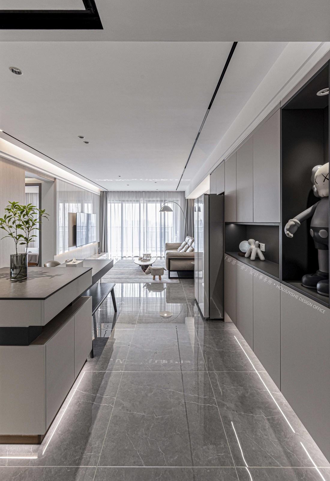 120 平现代质感极简之家-46