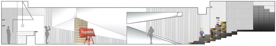 上海"By"商店 | 碎片化空间与艺术展览的完美融合-61