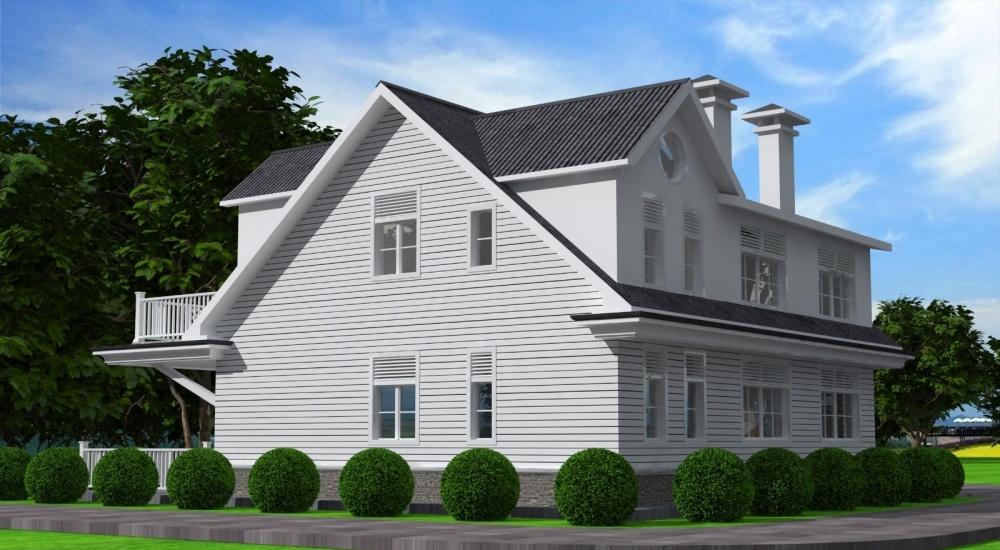 农村自建房设计 | 二层小木屋别墅的定制之旅-14