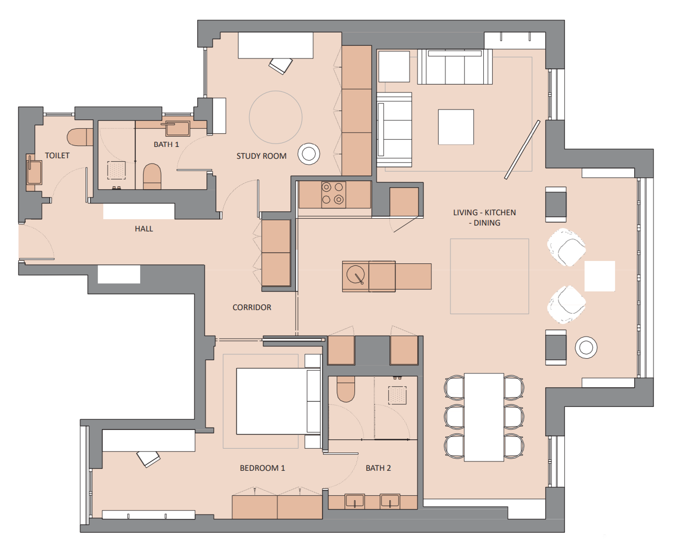 Ausiàs Marc 49 住宅楼丨西班牙巴塞罗那丨GCA Architects-29