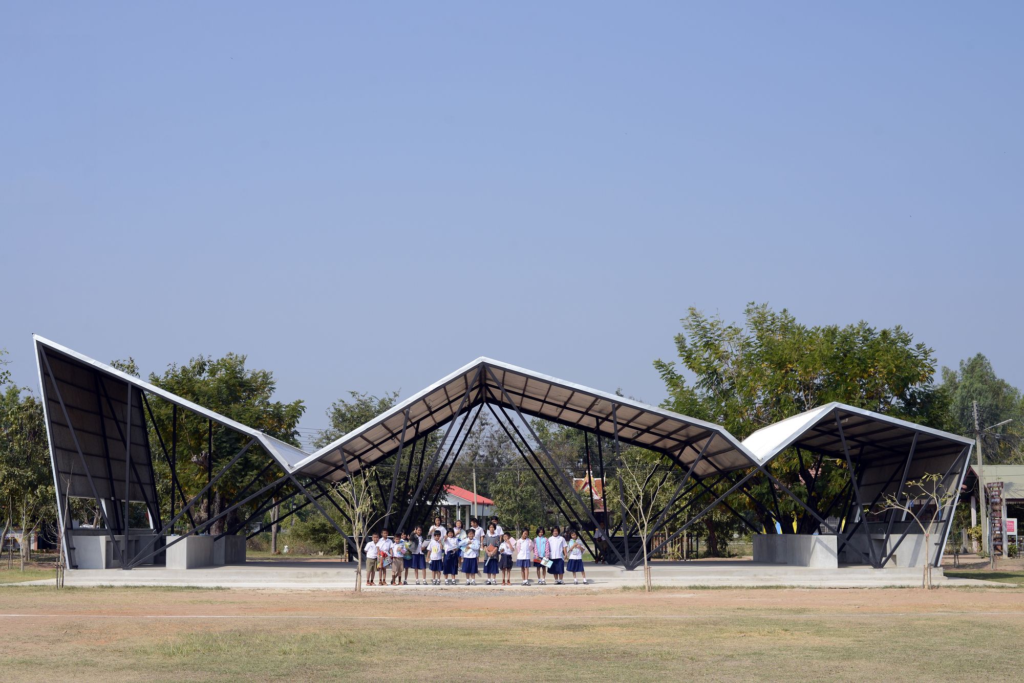 泰国农村社区学校食堂的环保设计-10