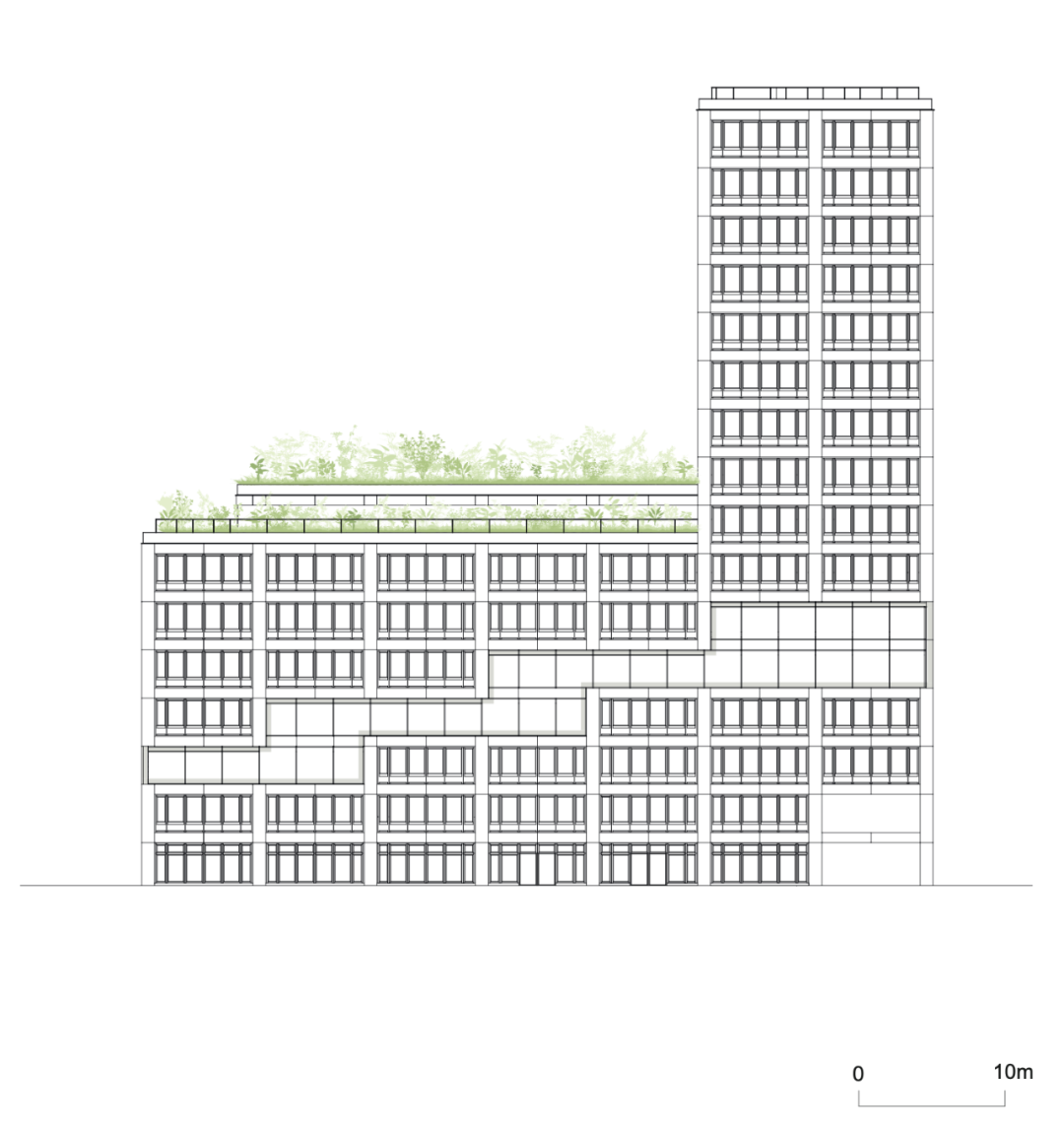 HENN海茵建筑建成新作：EDGE港口新城办公楼-107